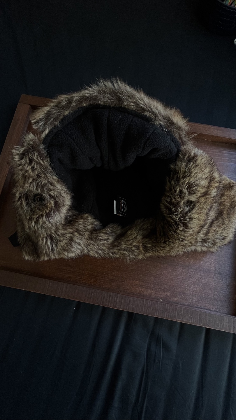 Black Faux Fur Trapper Hat - photo 5