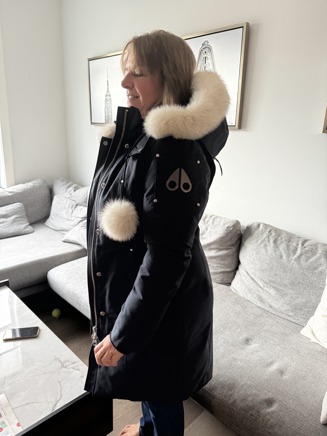 Moose Knuckle Women’s Parka with Fur Hood