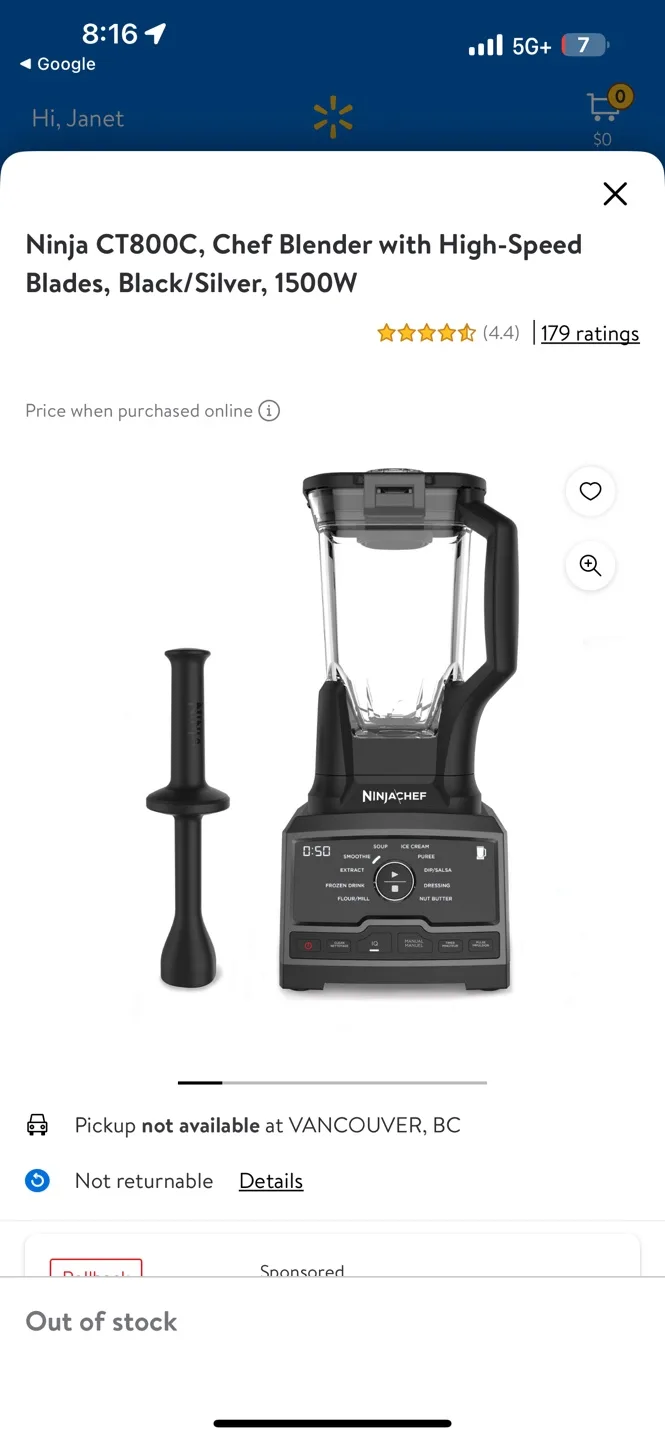 Ninja CT800C Chef Blender image indicator(3)