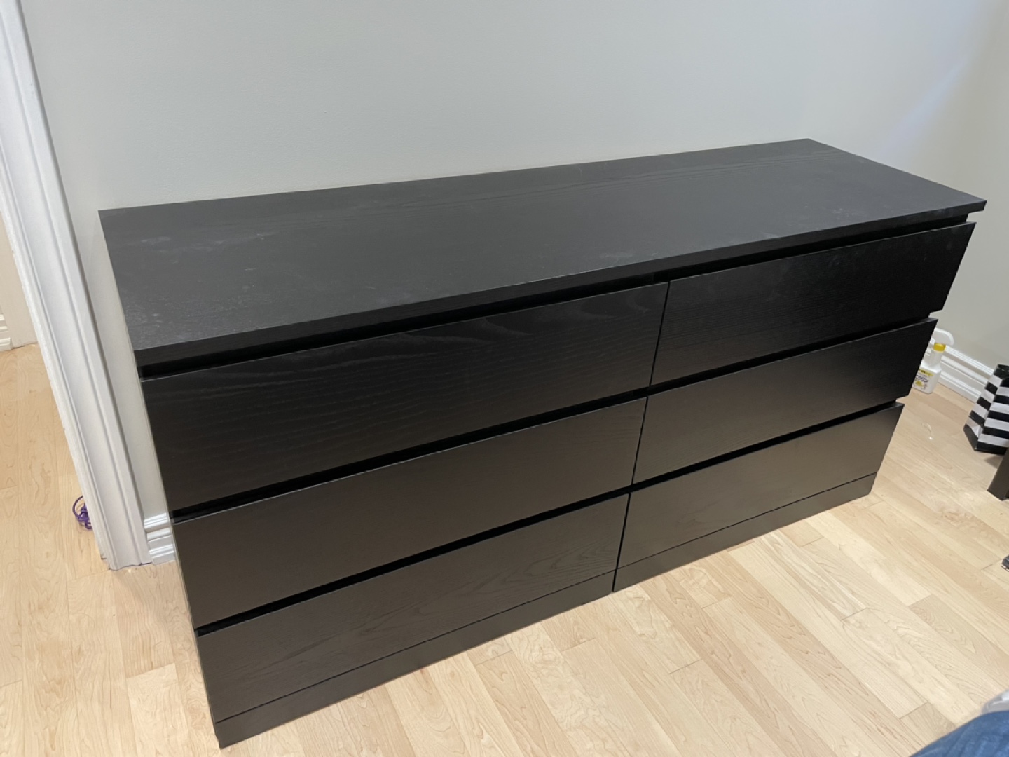 Pickup by Nov 14! IKEA MALM 6-Drawer Chest Black