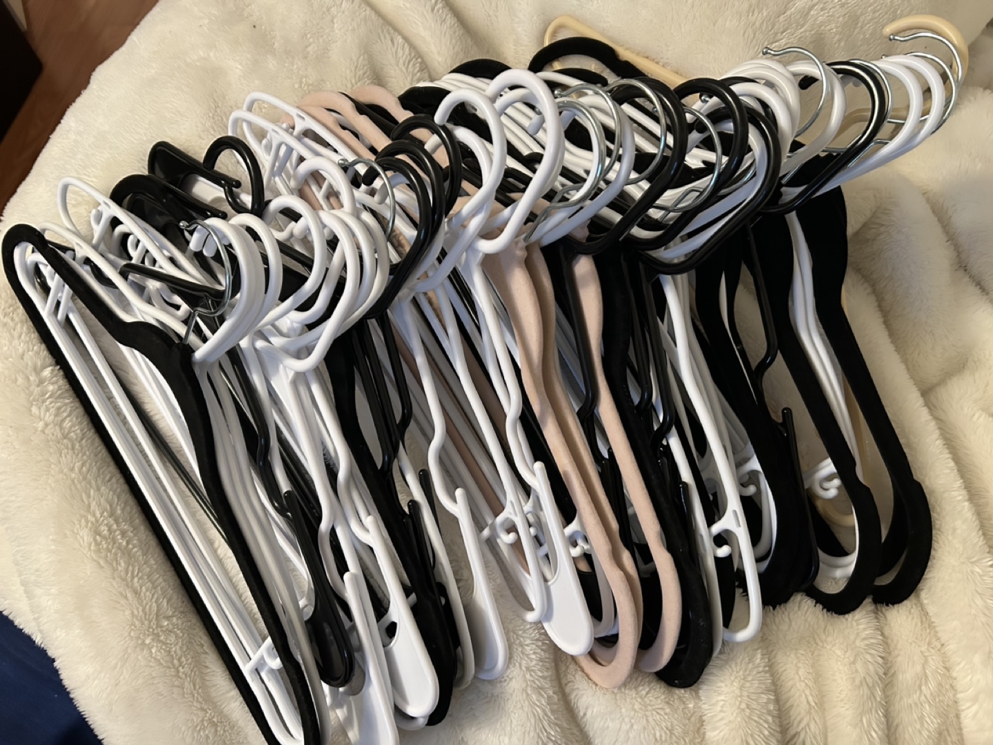 Bulk Hangers - Mix of Velvet, Plastic, and Metal
