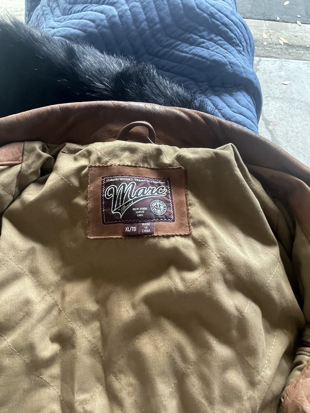Men's Brown Leather Jacket - photo 2