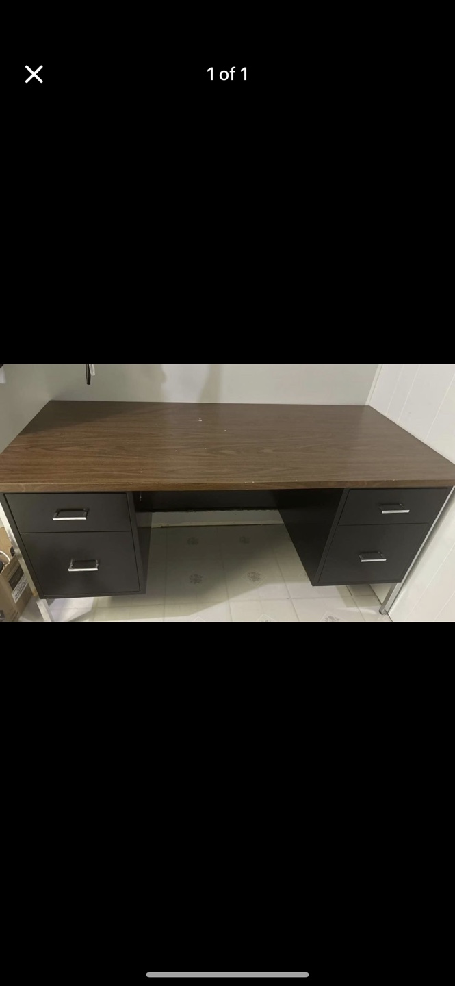 Office Desk with Drawers