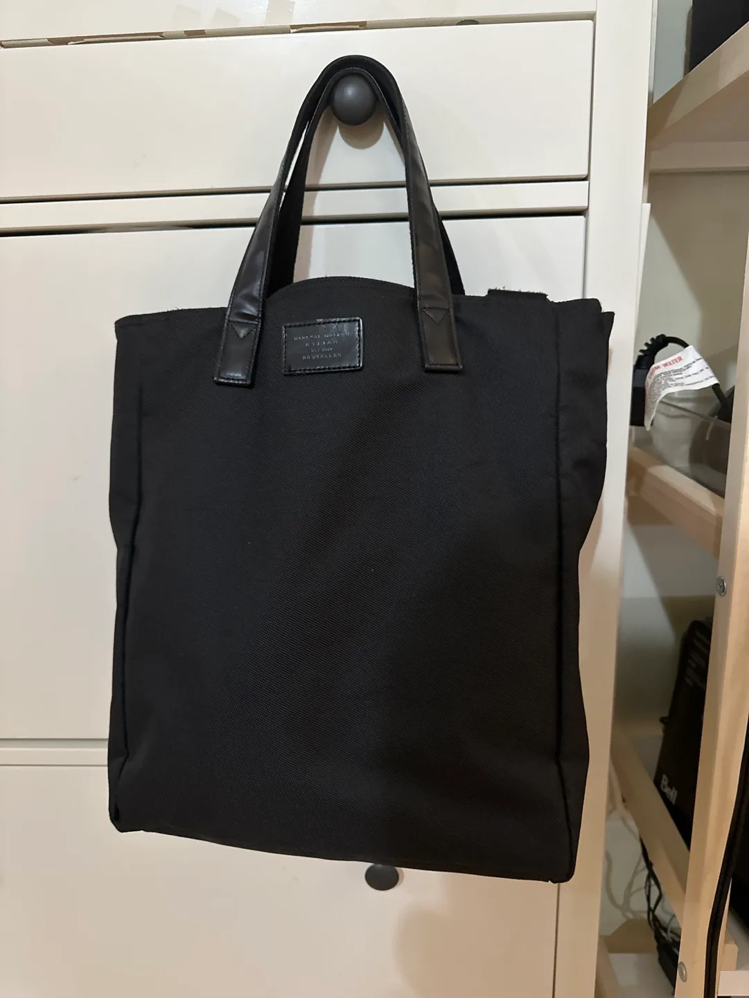 Black Canvas Tote Bag thumbnail