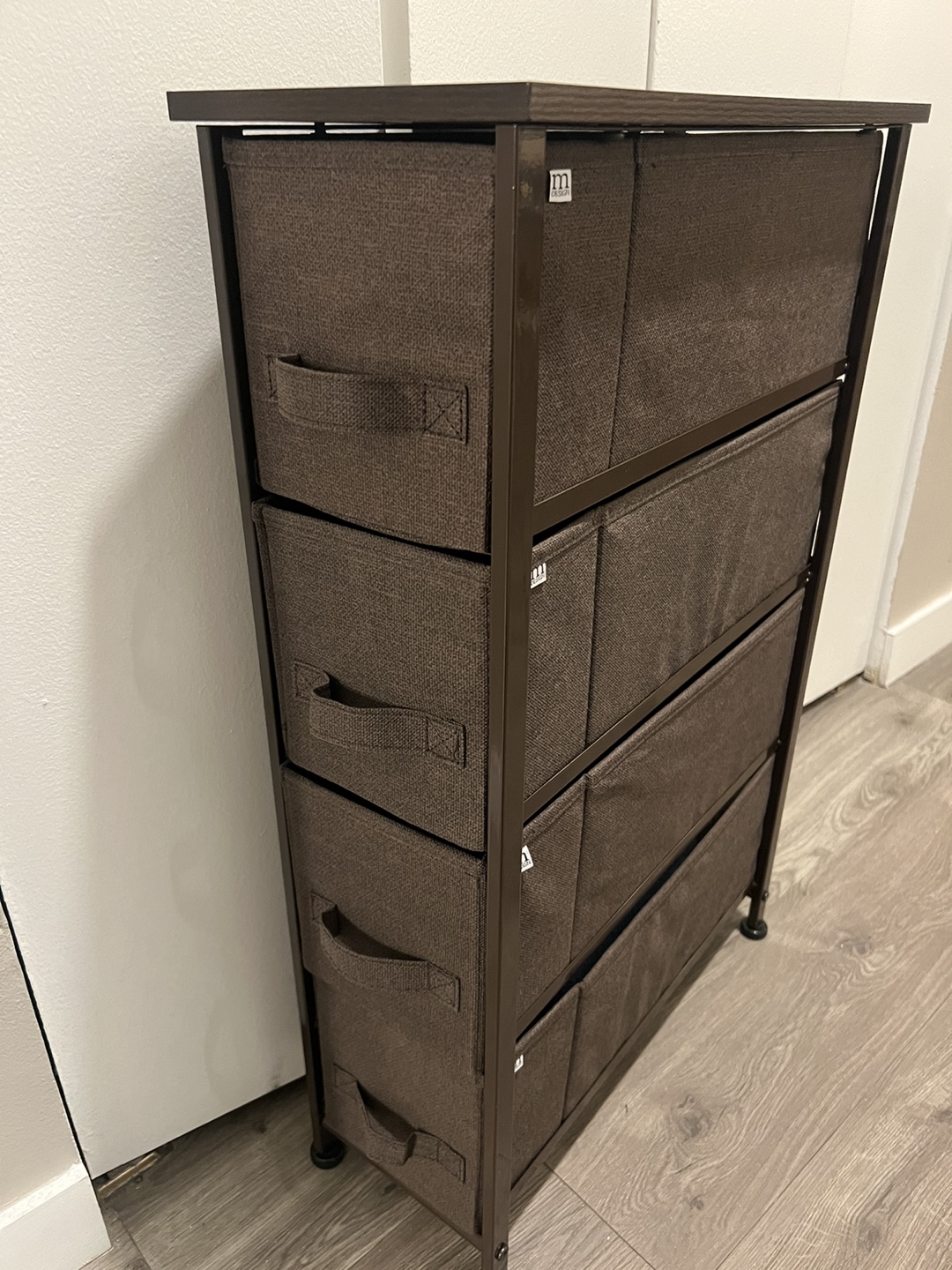 4-Drawer Fabric Storage Dresser Organizer with Steel Frame - photo 2