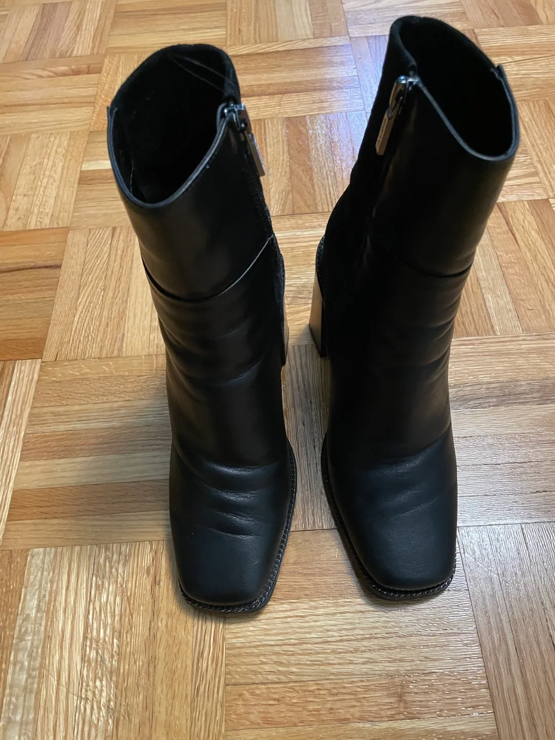 Black Ankle Boots Size 7 image indicator(6)