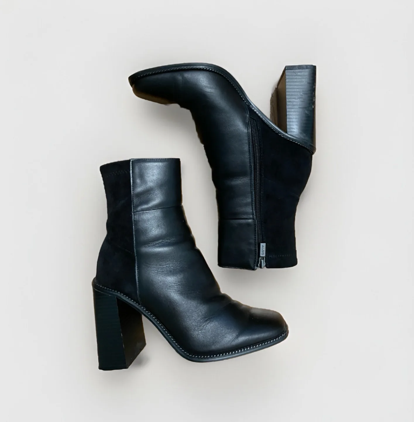 Black Ankle Boots Size 7 thumbnail