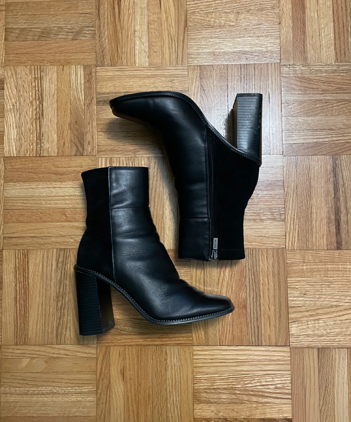 Black Ankle Boots Size 7 image indicator(9)