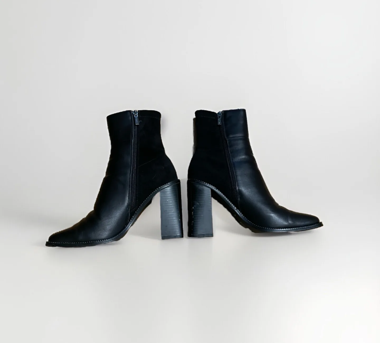 Black Ankle Boots Size 7 image indicator(2)