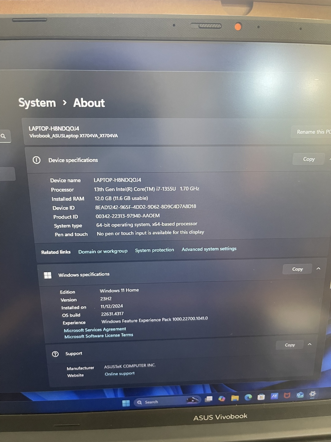 ASUS VivoBook 17.3” Laptop - photo 5
