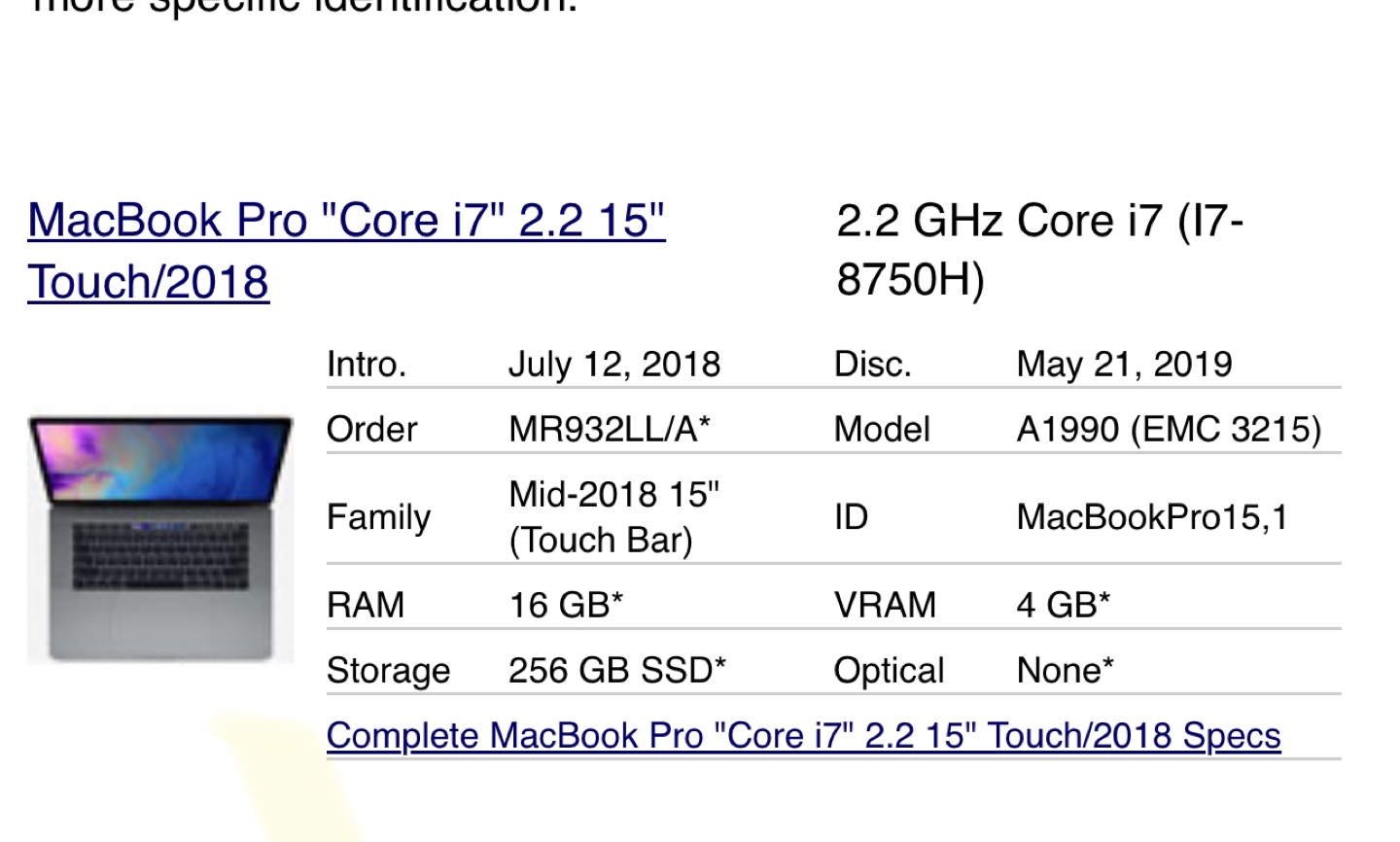 MacBook Pro 15” (2018) - photo 4