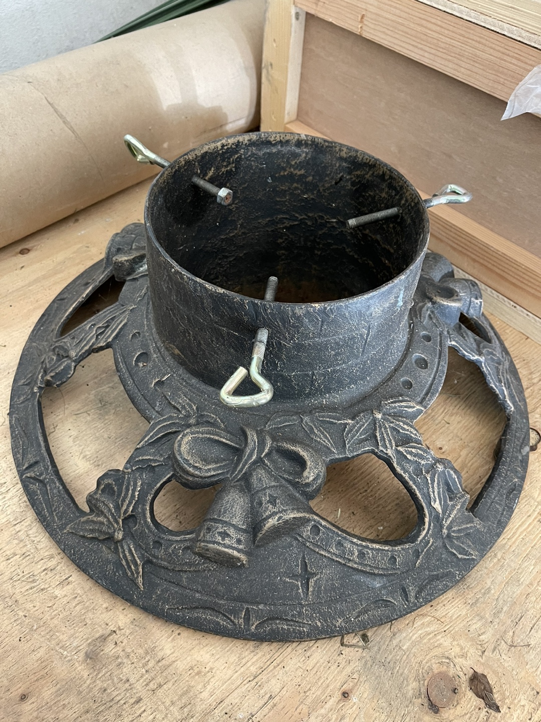 Vintage Cast Iron Christmas Tree Stand