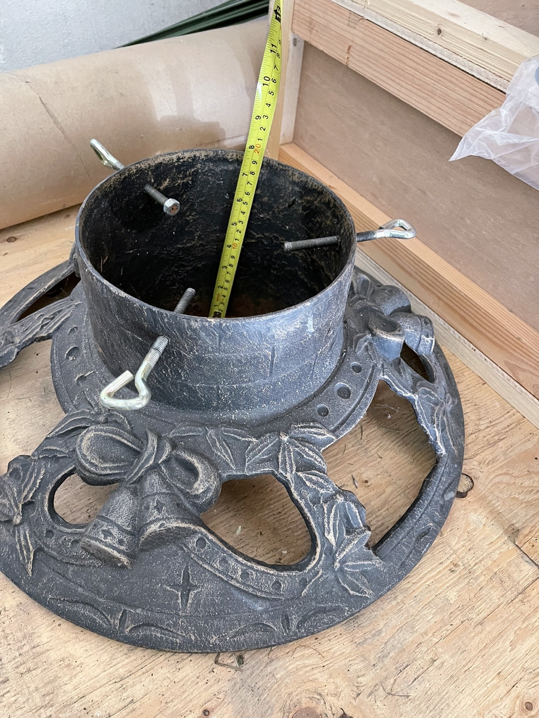 Vintage Cast Iron Christmas Tree Stand - photo 2