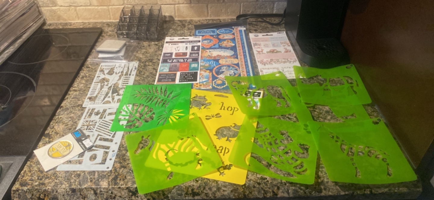Craft Stencils and Stickers