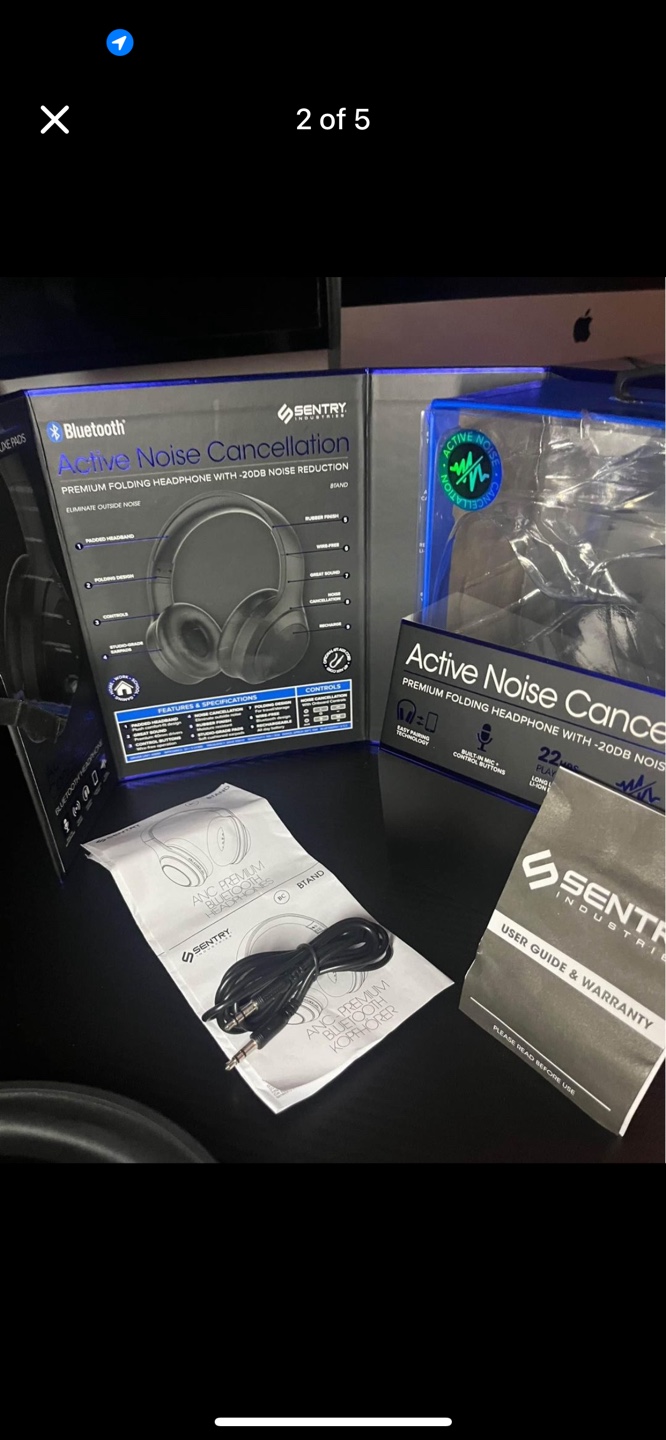 Sentry Wireless Noice canceling headphones - photo 2