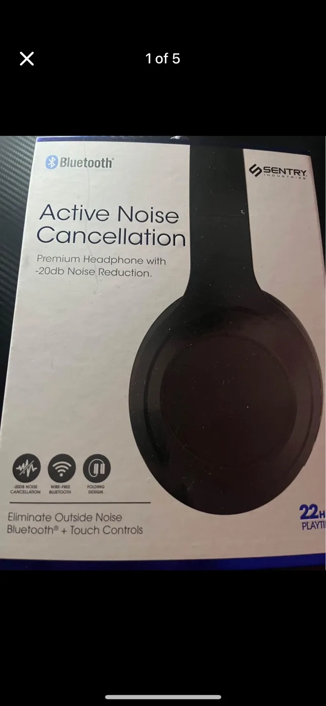 Sentry Wireless Noice canceling headphones thumbnail