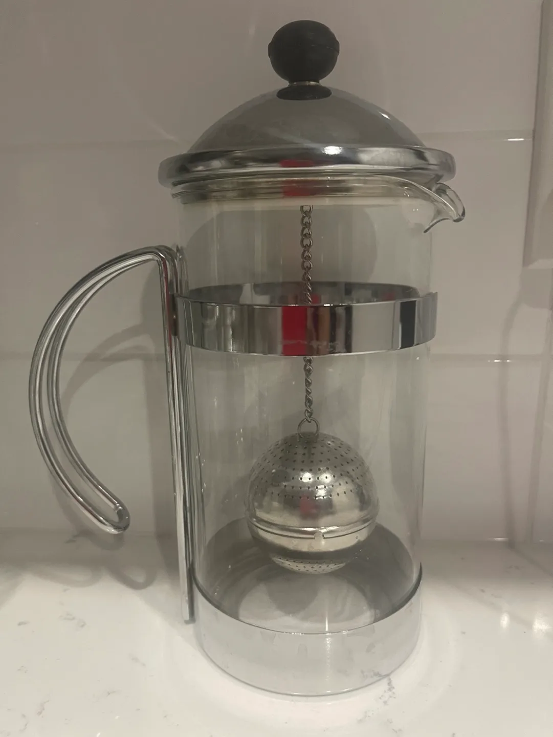 Glass Teapot with Infuser image indicator(2)
