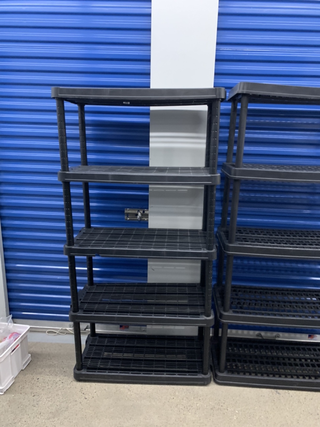 2x 5 Shelf Storage Units - photo 2