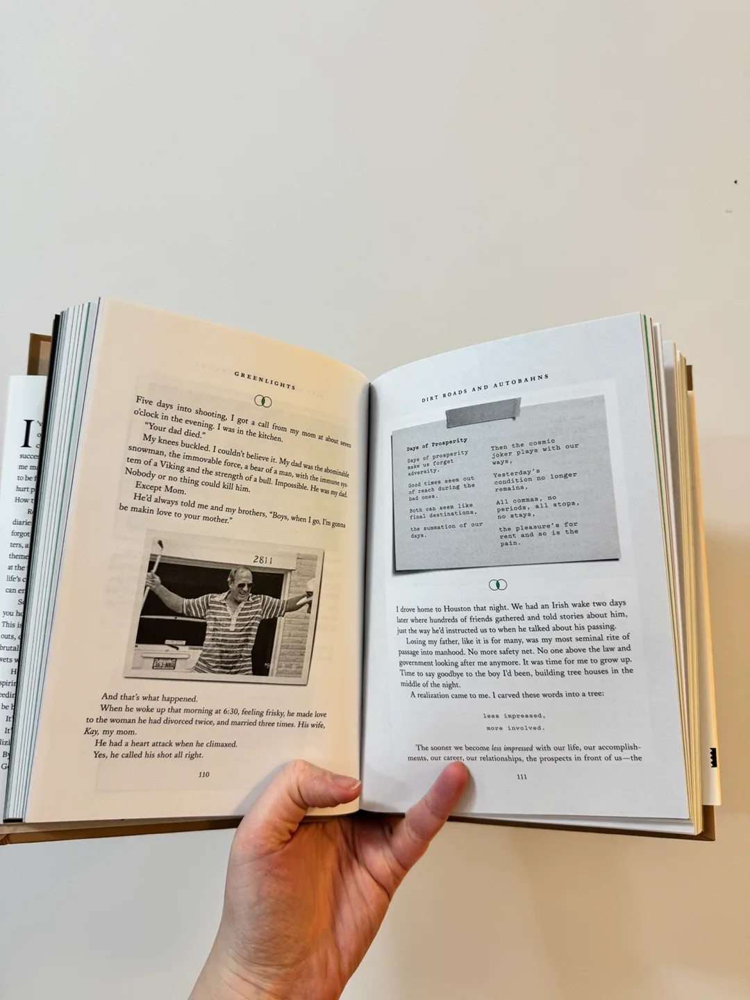 Greenlights by Matthew McConaughey Hardcover Book image indicator(3)