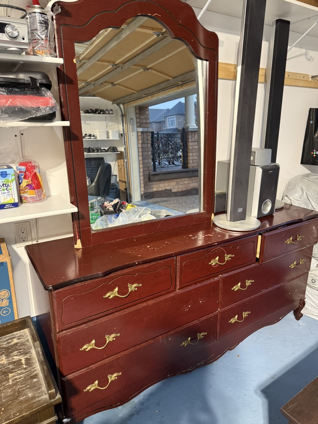 Vintage Dresser with Mirror