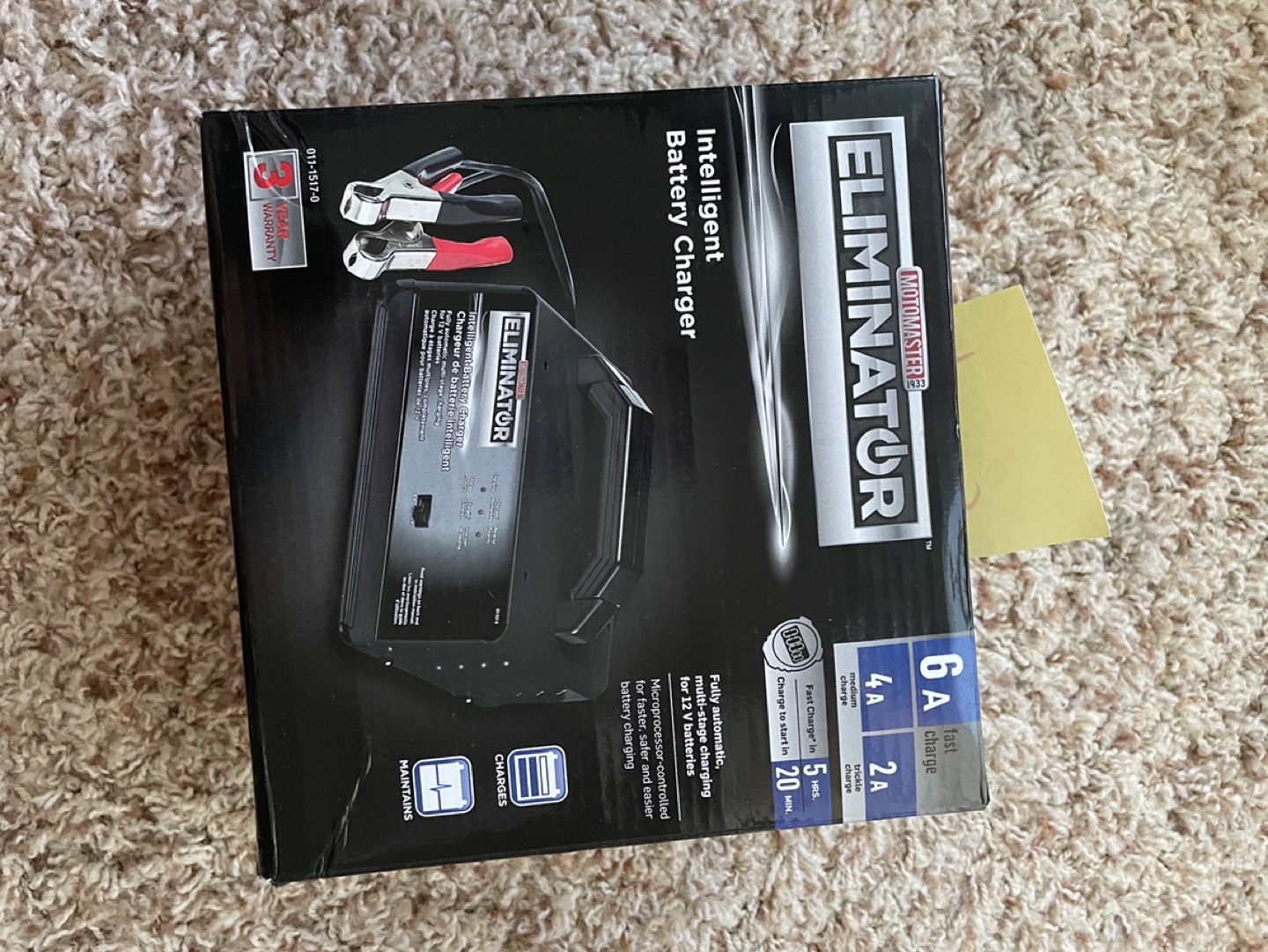MotoMaster Eliminator 6A Intelligent Battery Charger