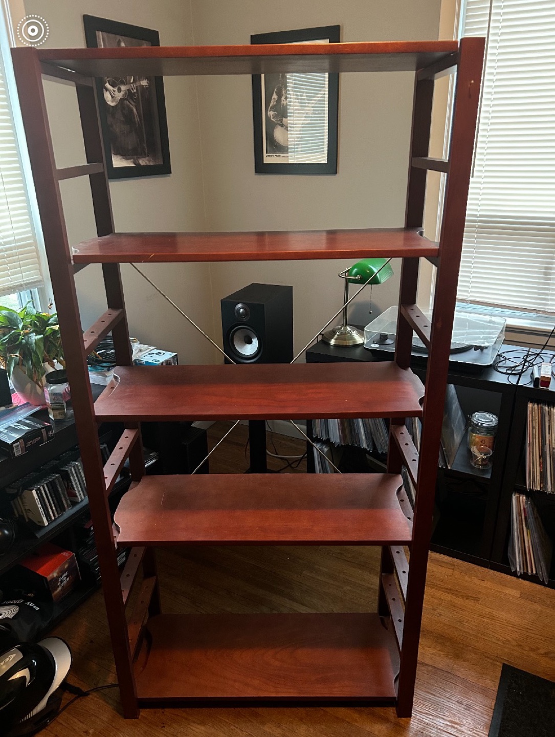 2 Wooden Bookshelves