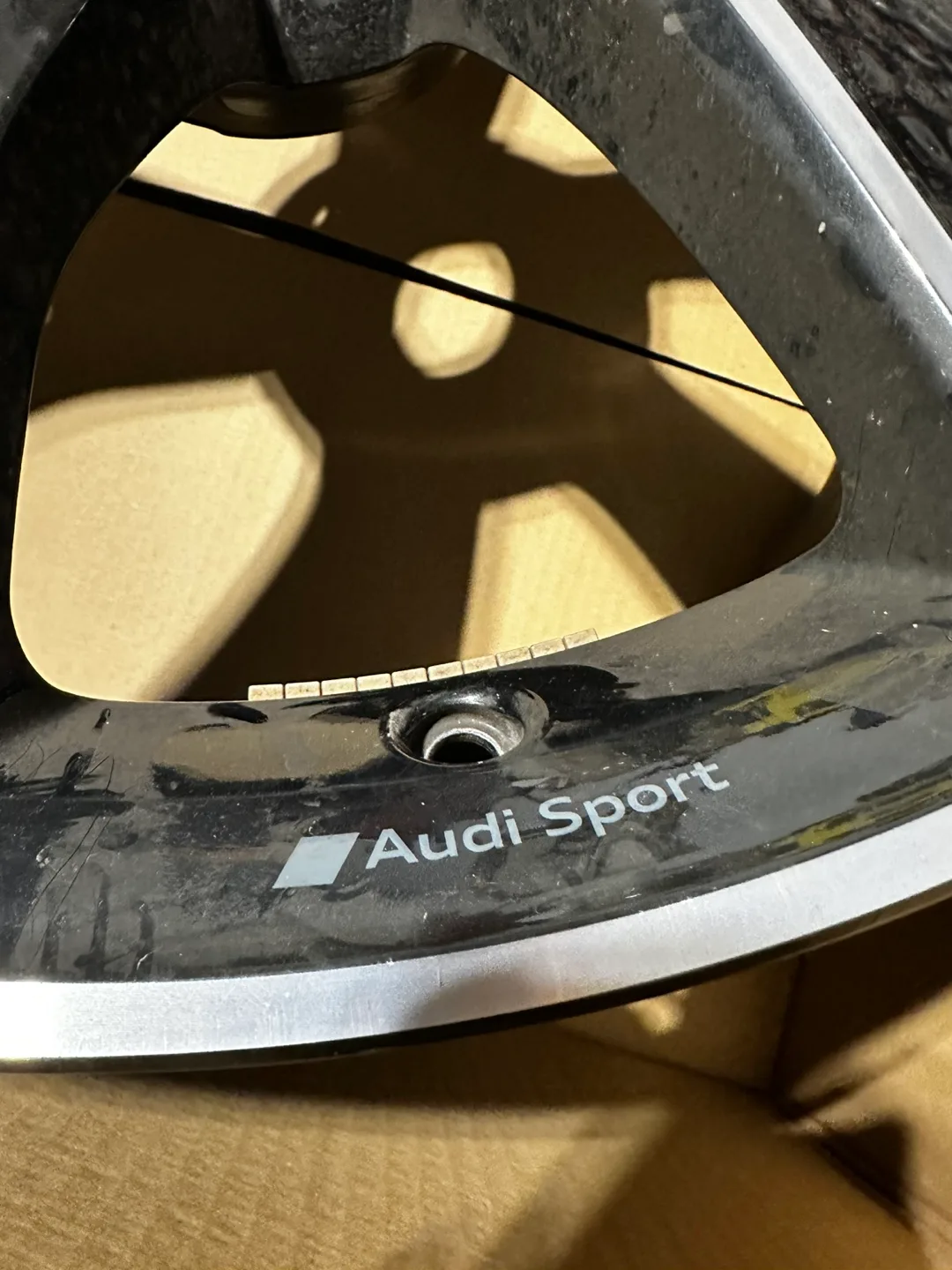 Audi Sport 22 inch rims with used tires thumbnail