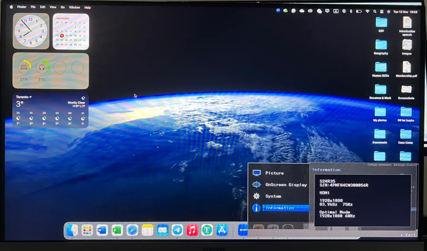 Samsung 24 Inch Monitor 75 Hz thumbnail