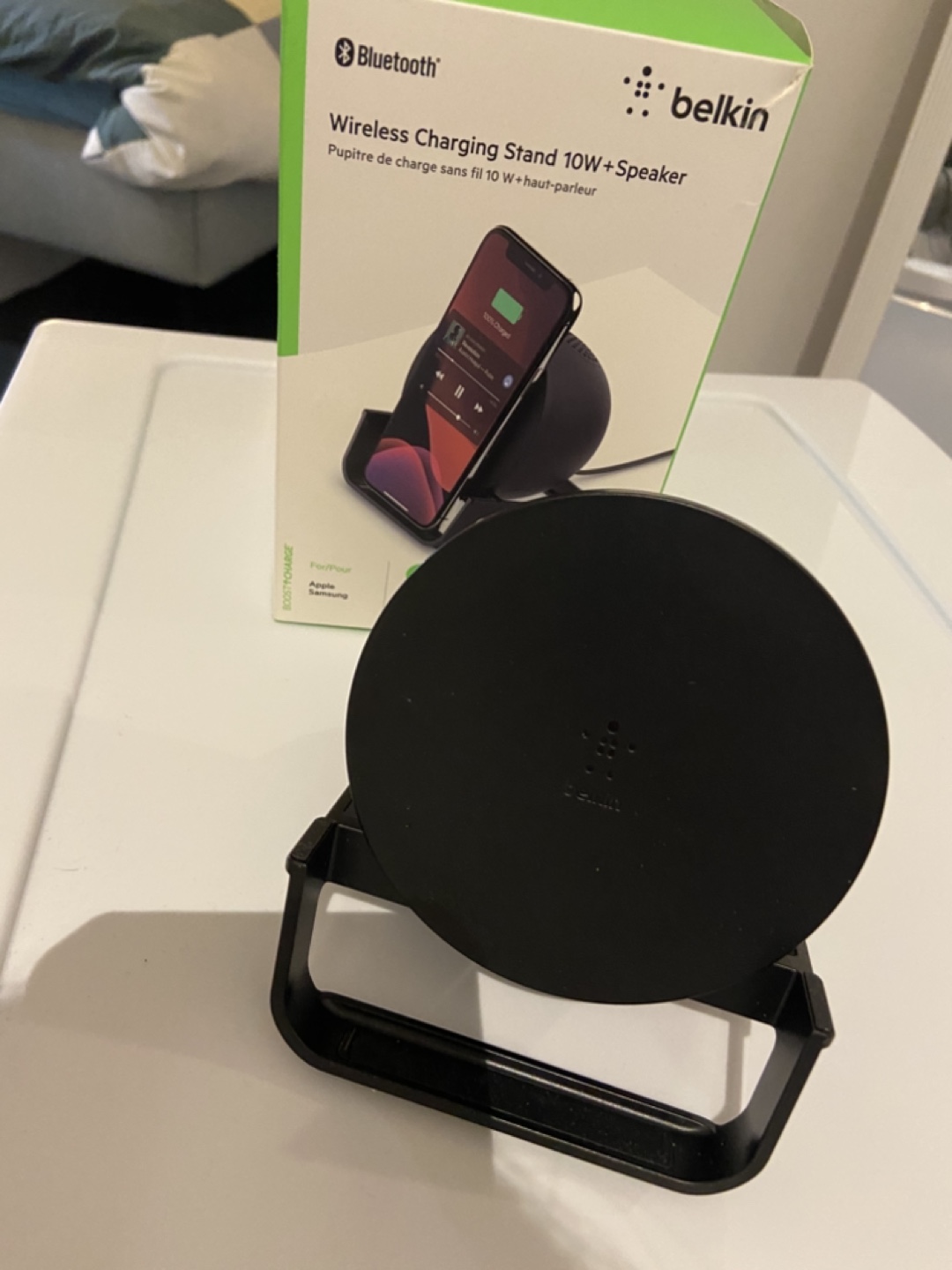Belkin Wireless Charging Stand with Speaker