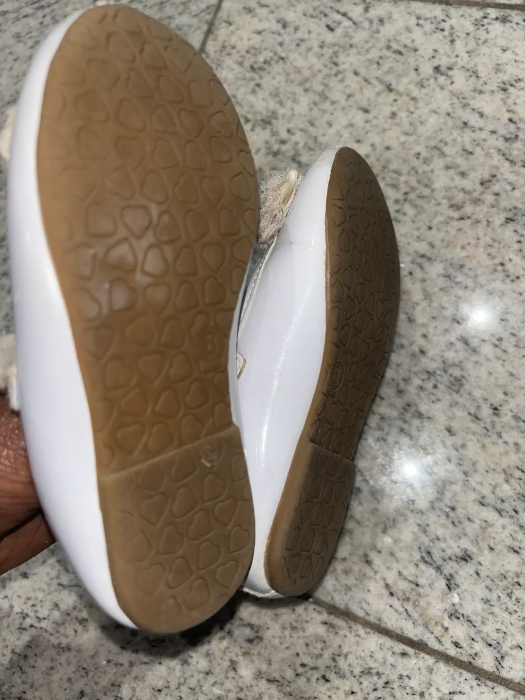 White Toddler Girl's Dress Shoes #FreeCycle image indicator(3)