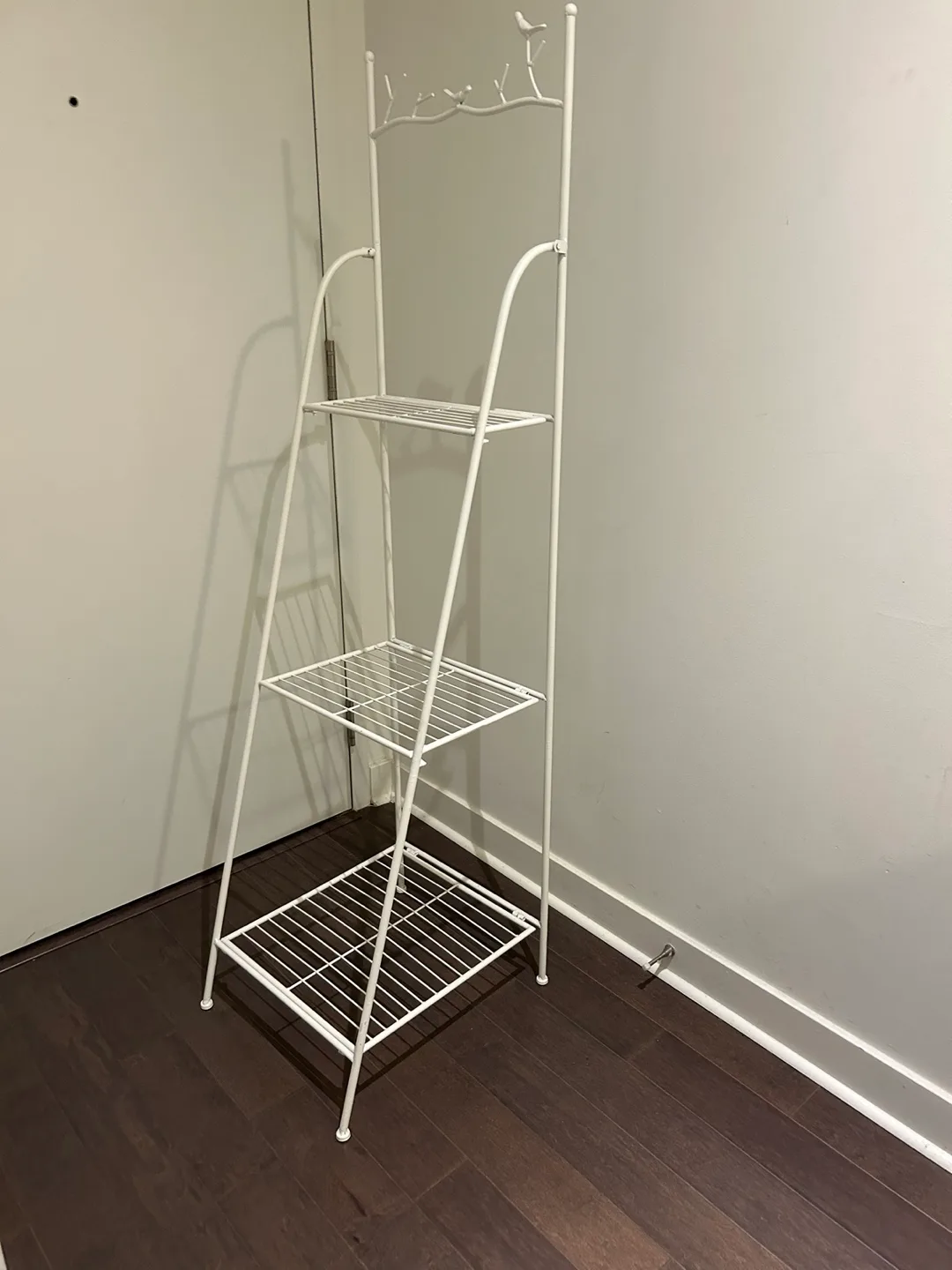 White Metal 3-Tier Shelf thumbnail