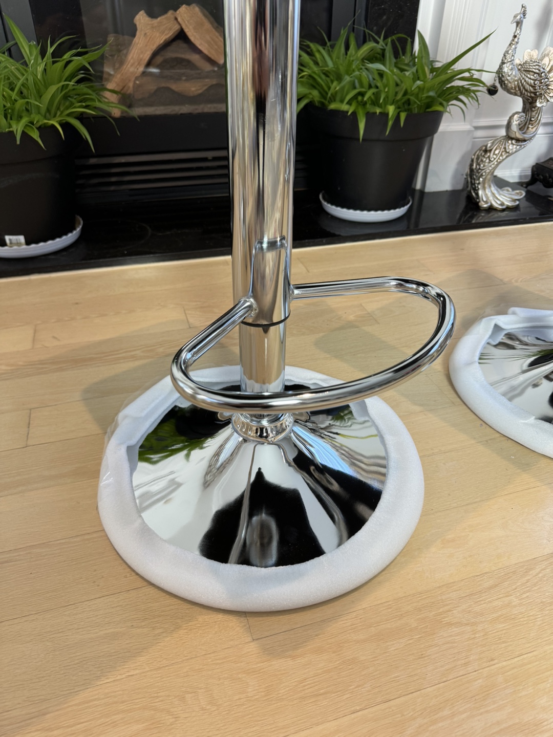 Set of 2 Black Bar Stools - photo 4
