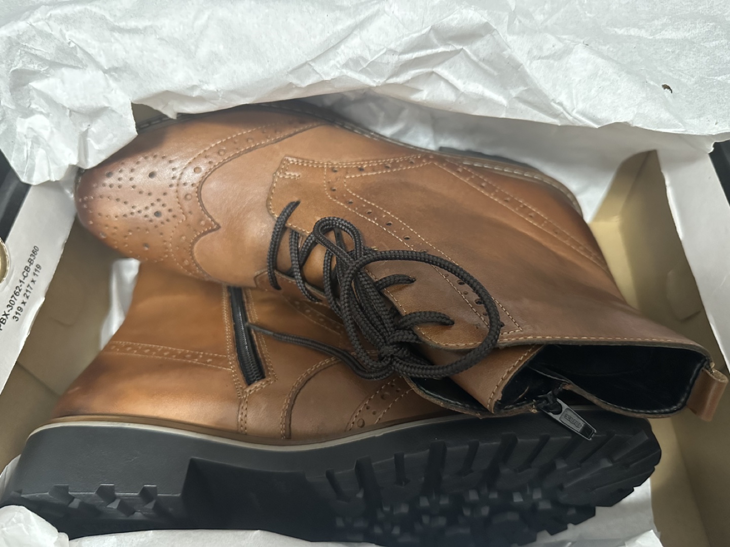 Brand New Rieker ( Remonte) genuine Leather Brogue Boots - photo 5