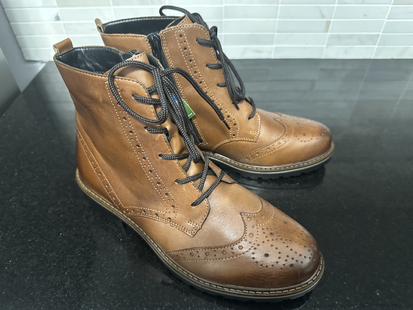 Brand New Rieker ( Remonte) genuine Leather Brogue Boots - photo 2