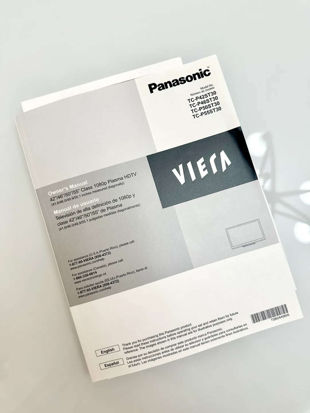 Panasonic Plasma TV 46” image indicator(5)