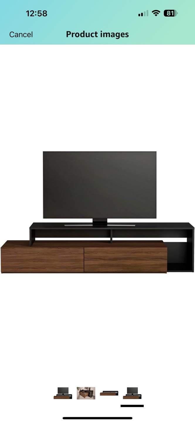 TV Stand with 2 Drawers - photo 2