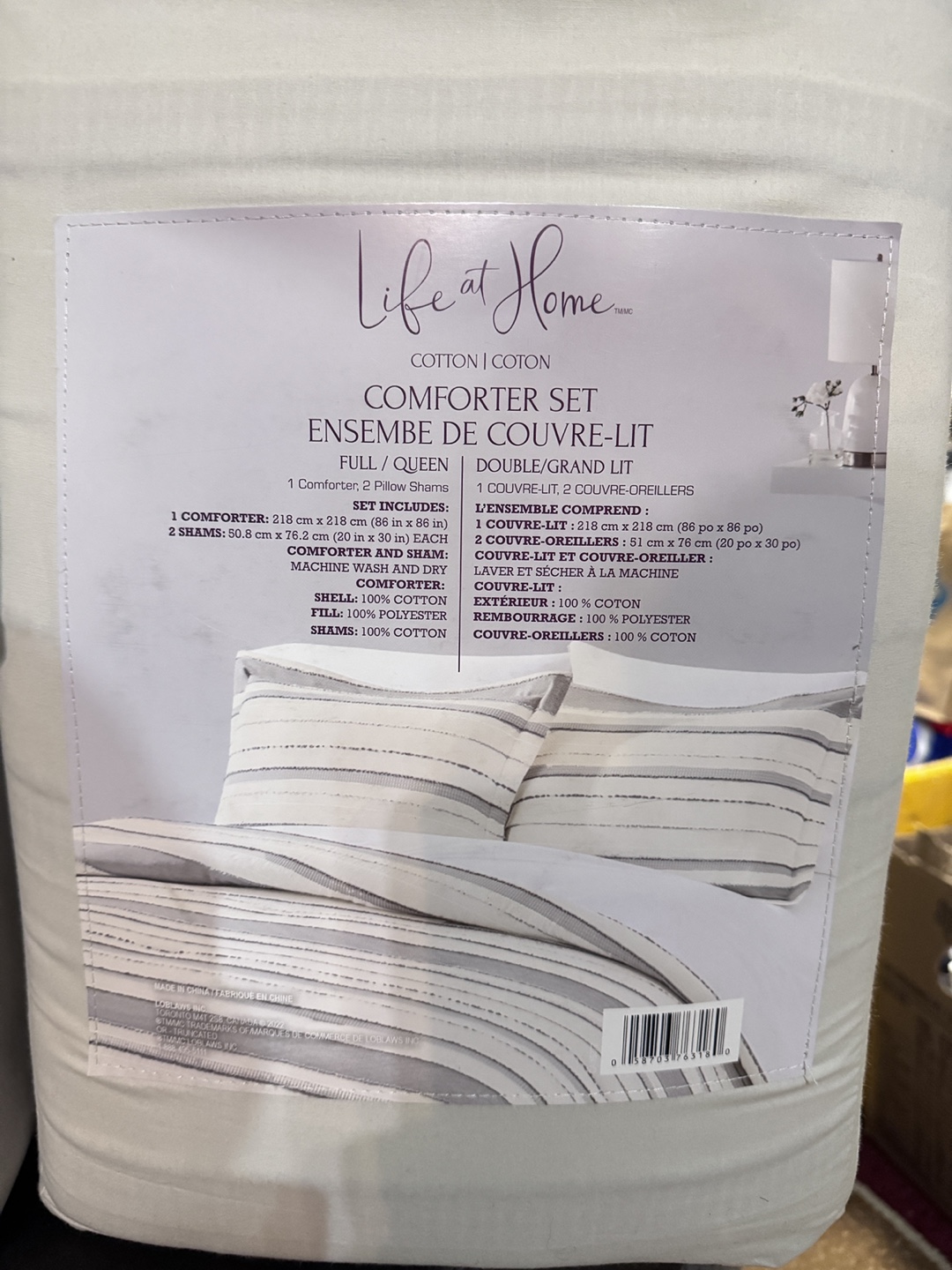 Life at Home Cotton Comforter Set - Full/Queen