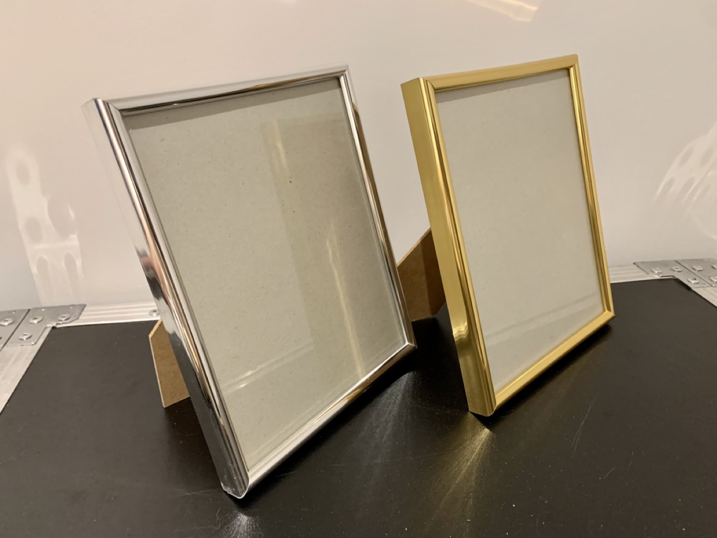 Picture Frames Set of 2 - Silver & Gold