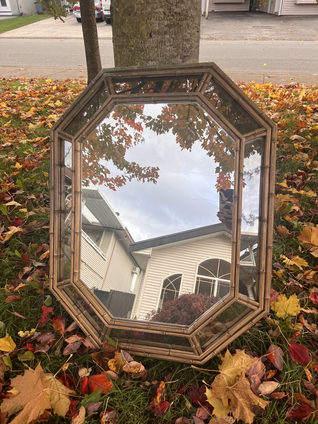 Vintage Octagonal Mirror - photo 2
