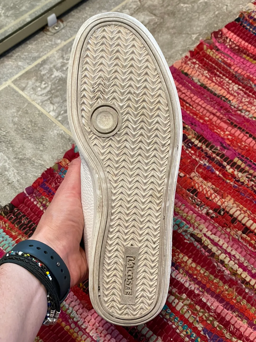 Lacoste Women's White Sneakers Size 8 image indicator(6)