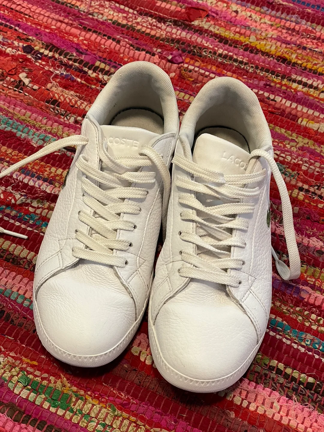 Lacoste Women's White Sneakers Size 8 image indicator(2)