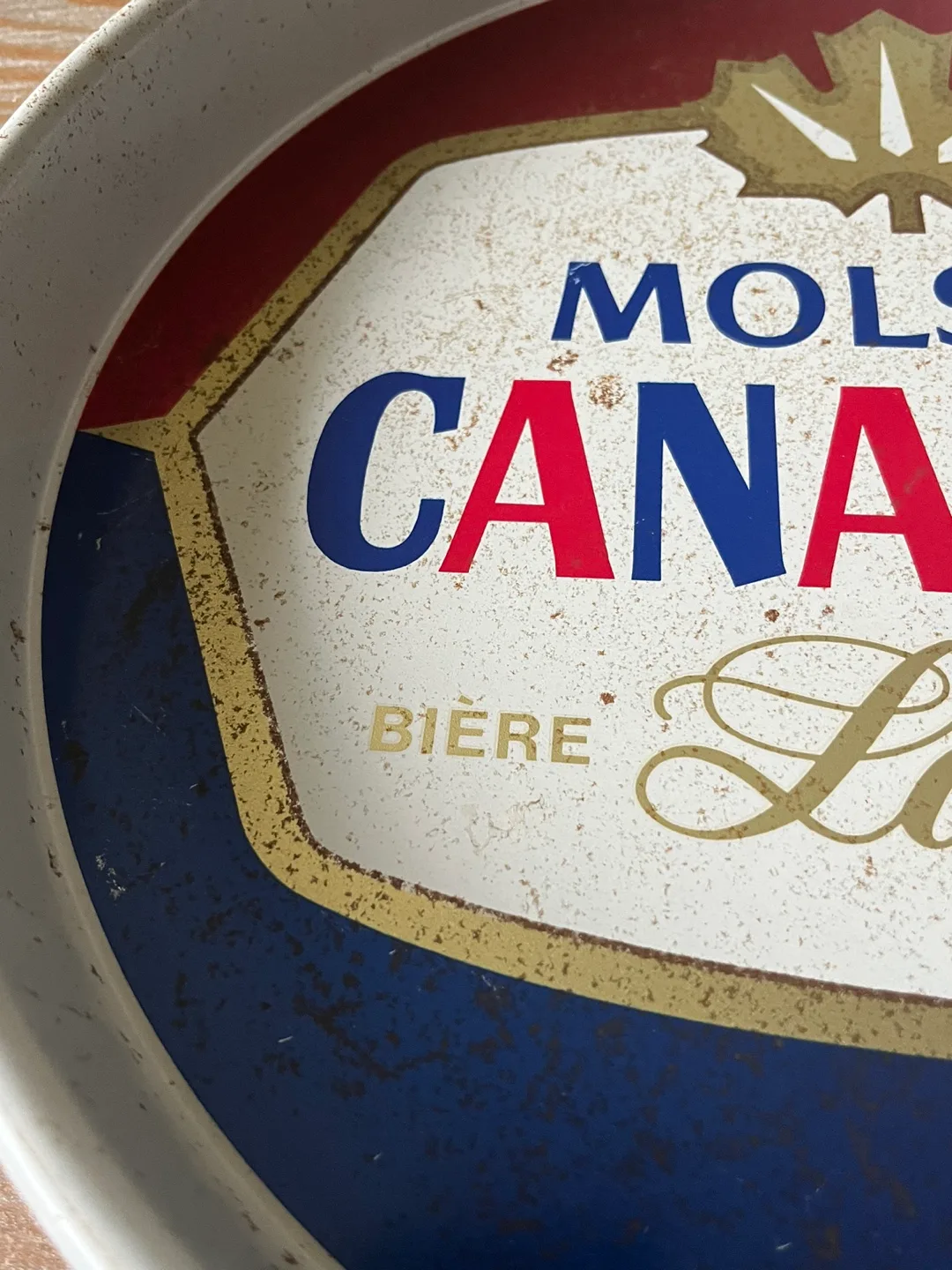 Vintage Molson Canadian Lager Serving Tray image indicator(7)