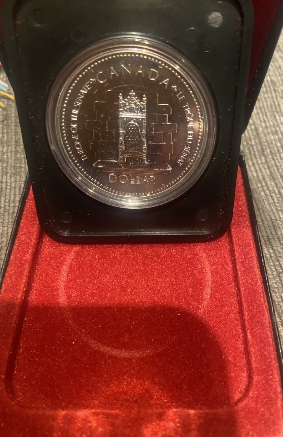 1977 Silver Dollar Coin in Original Case