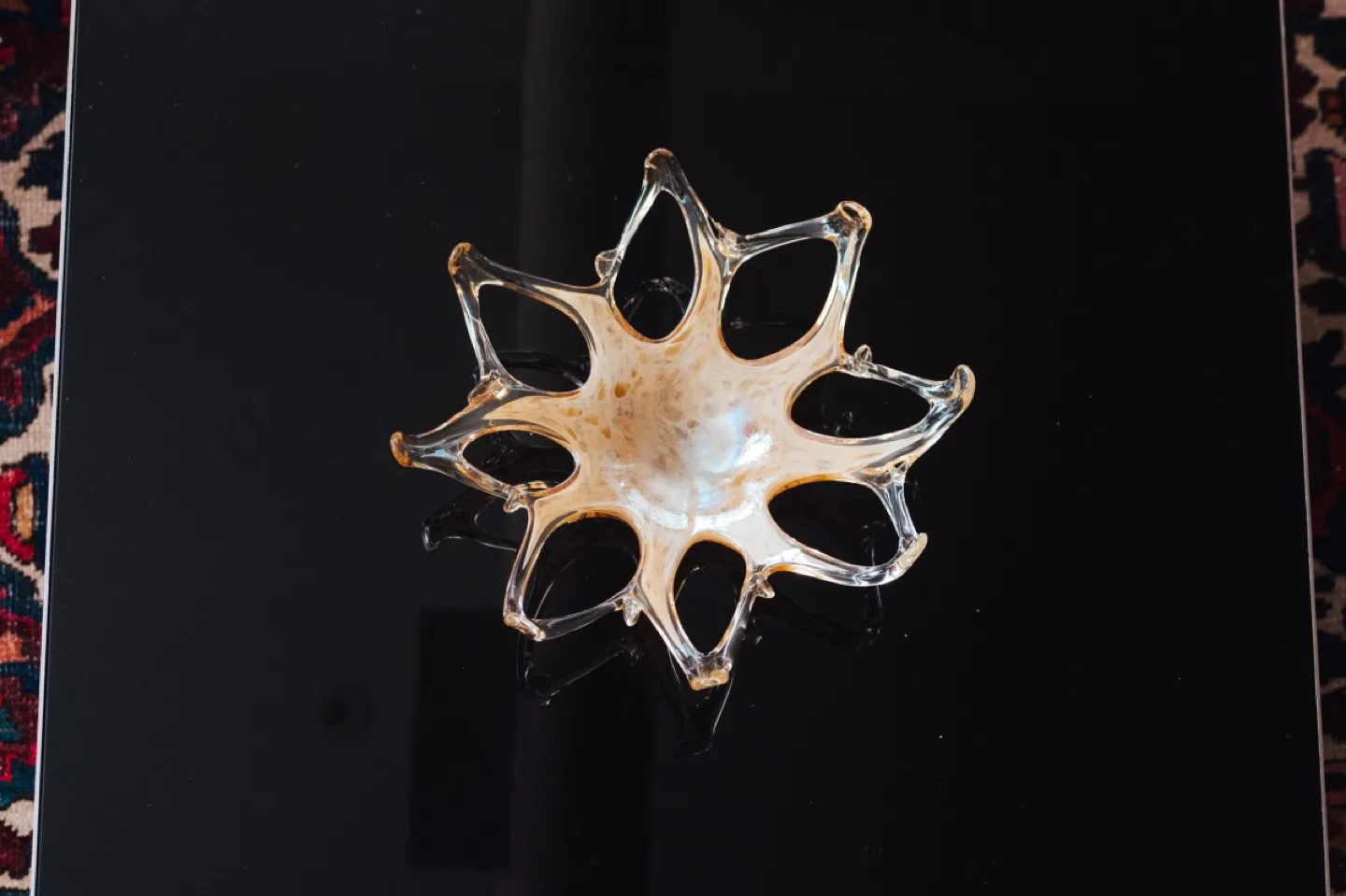 Vintage Glass “Jellyfish” Bowl 🖤 image indicator(2)