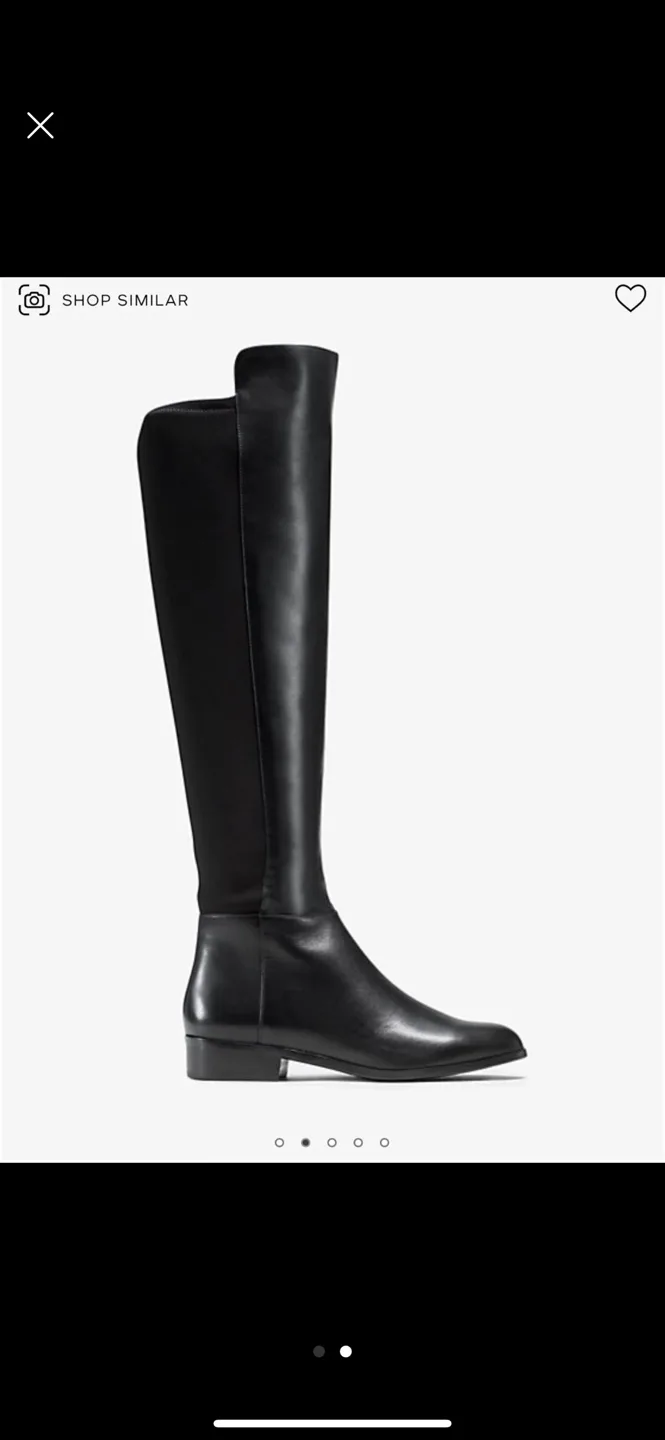 Michael Kors Black Knee High Boots thumbnail