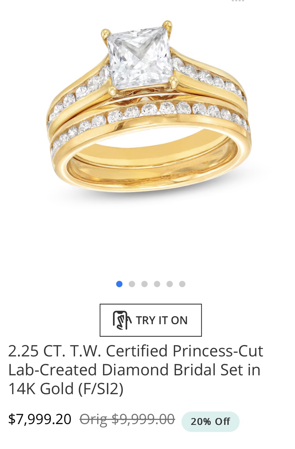14K Gold Bridal Set