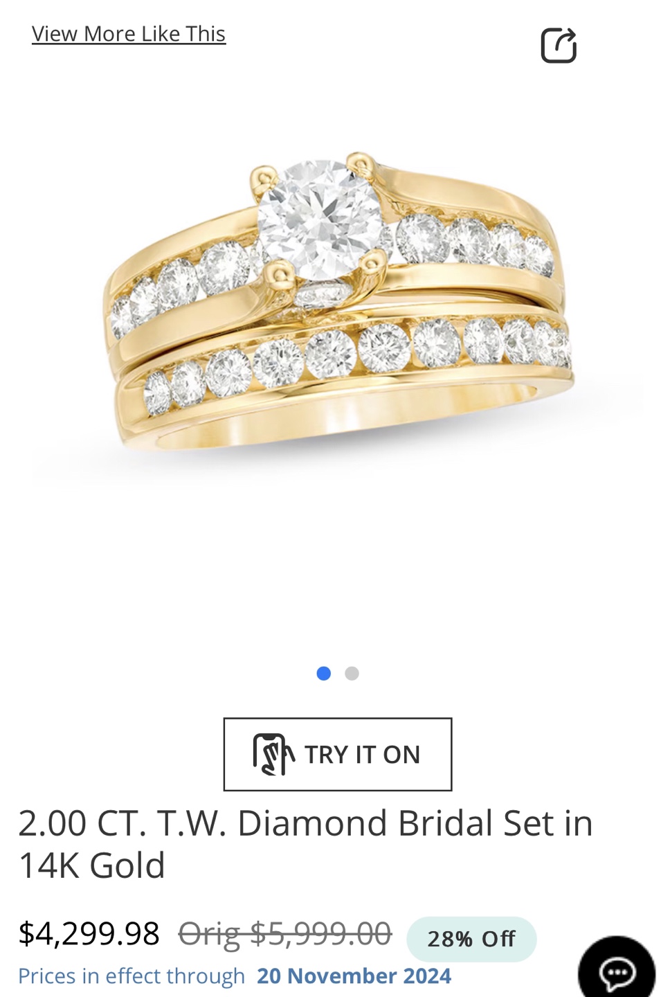 14K Gold Bridal Set - photo 5