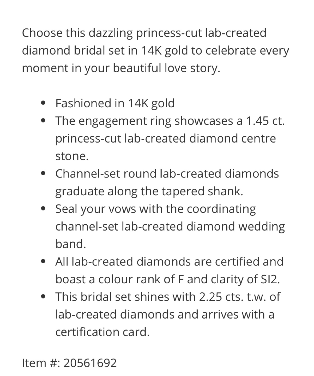14K Gold Bridal Set - photo 4