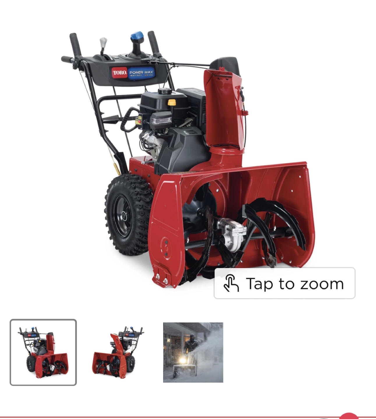 Toro Power Max Snowblower