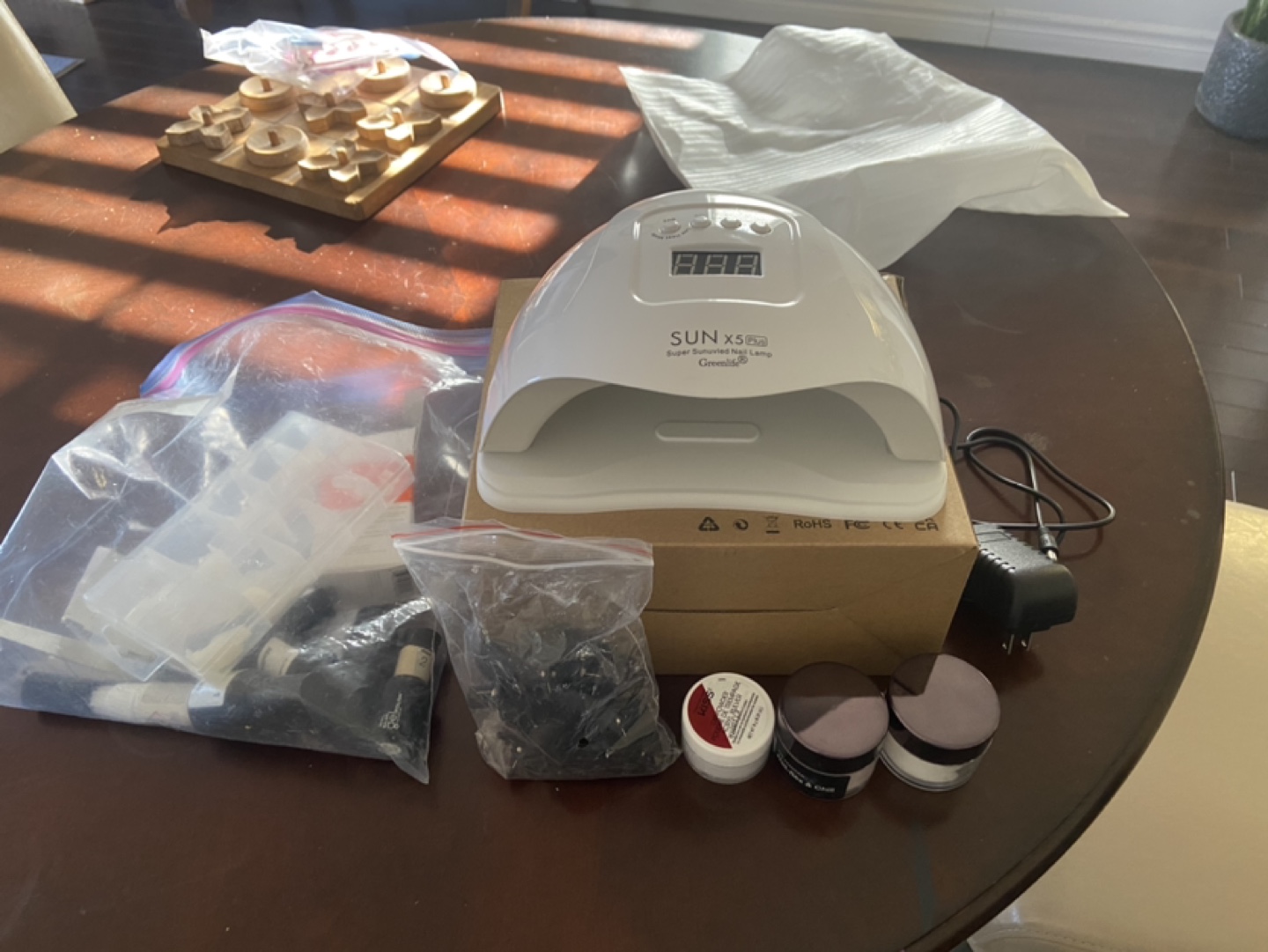 SUN X5 Plus Nail Lamp Kit Only used one time